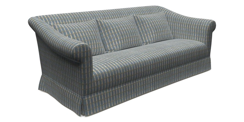 Turnberry 3 Seater Sofa in Sussex Stripe Cinnamon