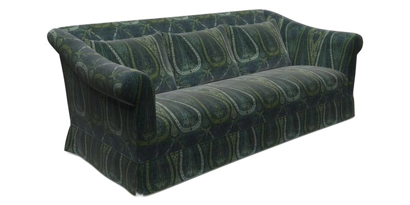 Turnberry 3 Seater Sofa in Sussex Stripe Cinnamon