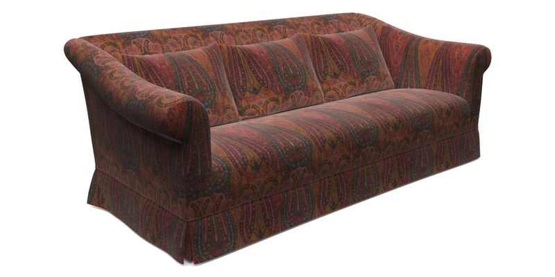 Turnberry 3 Seater Sofa in Sussex Stripe Cinnamon