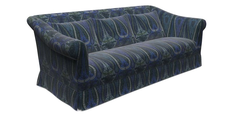 Turnberry 3 Seater Sofa in Sussex Stripe Cinnamon