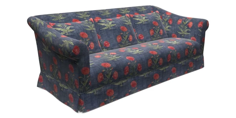 Turnberry 3 Seater Sofa in Sussex Stripe Cinnamon