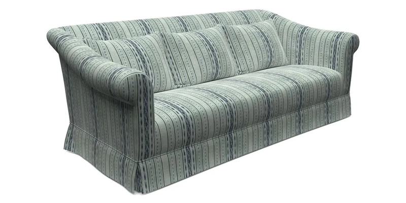 Turnberry 3 Seater Sofa in Sussex Stripe Cinnamon