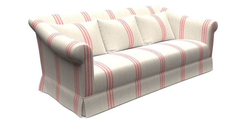 Turnberry 3 Seater Sofa in Sussex Stripe Cinnamon
