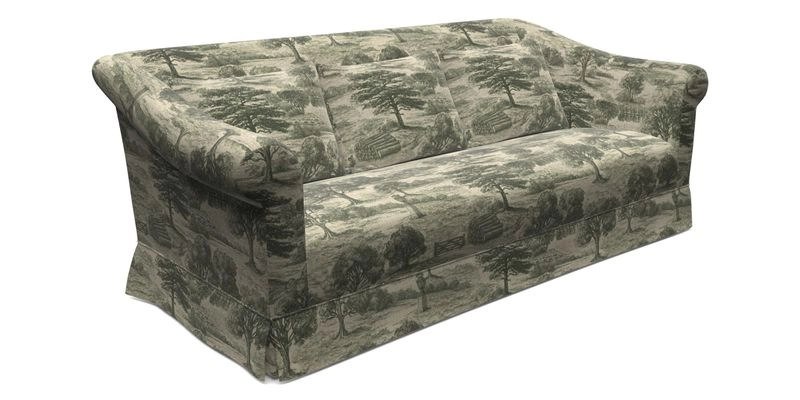 Turnberry 3 Seater Sofa in Sussex Stripe Cinnamon