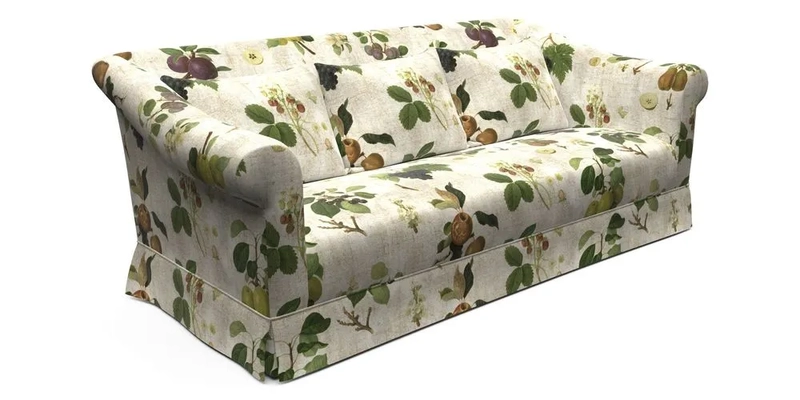 Turnberry 3 Seater Sofa in Sussex Stripe Cinnamon