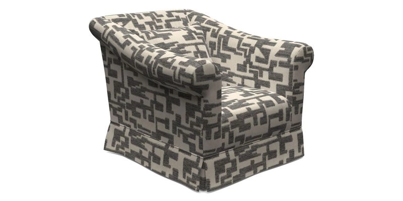 Turnberry Chair in Two Tone Plain Biscuit 