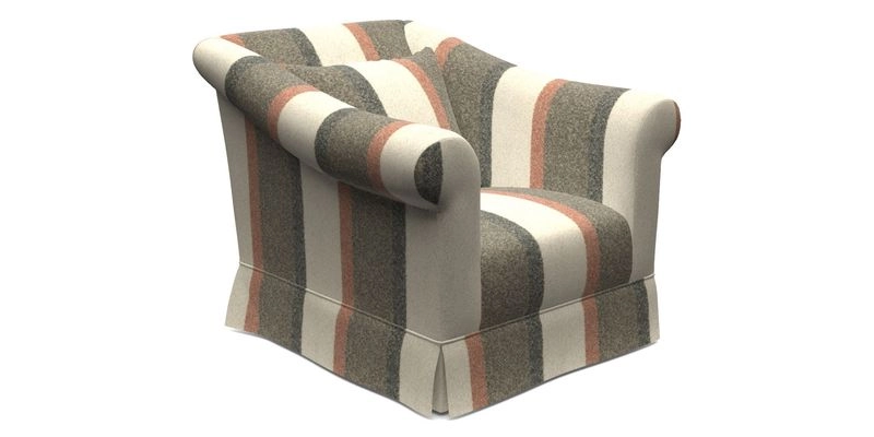 Turnberry Chair in Two Tone Plain Biscuit 
