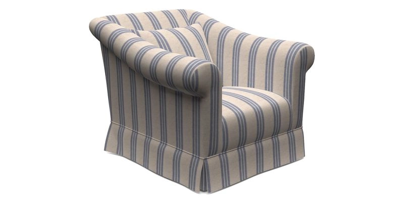 Turnberry Chair in Two Tone Plain Biscuit 