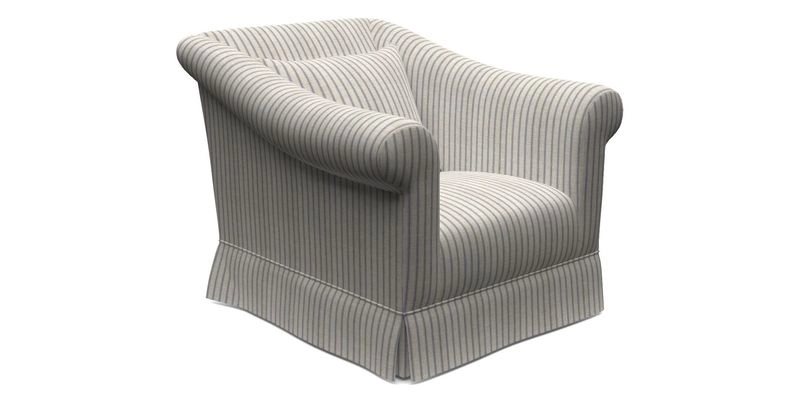 Turnberry Chair in Two Tone Plain Biscuit 