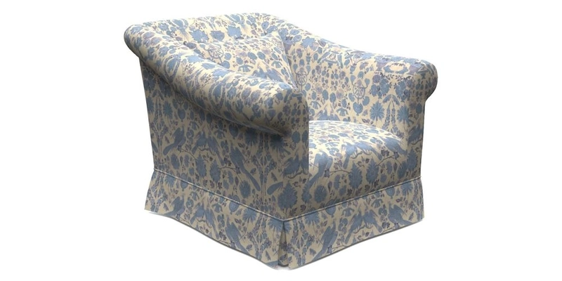 Turnberry Chair in Two Tone Plain Biscuit 