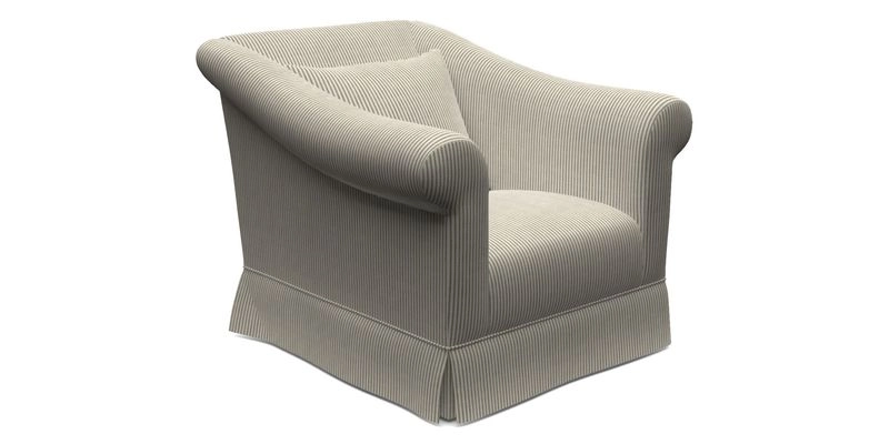 Turnberry Chair in Two Tone Plain Biscuit 