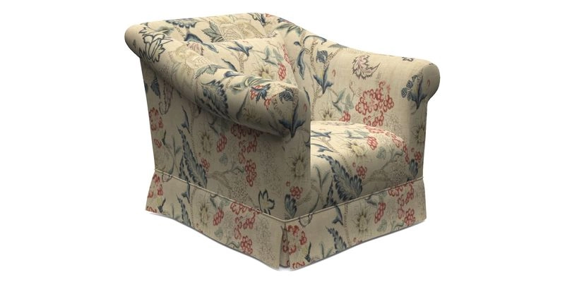 Turnberry Chair in Two Tone Plain Biscuit 