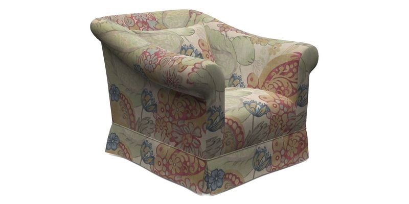 Turnberry Chair in Two Tone Plain Biscuit 