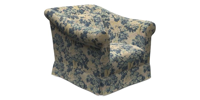 Turnberry Chair in Two Tone Plain Biscuit 