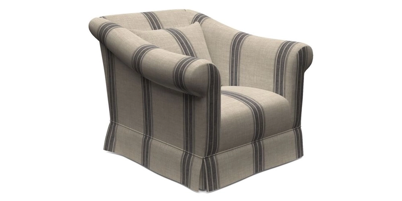Turnberry Chair in Two Tone Plain Biscuit 