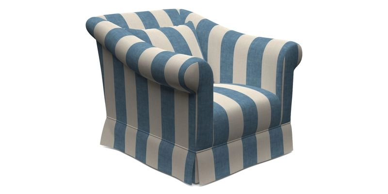 Turnberry Chair in Two Tone Plain Biscuit 