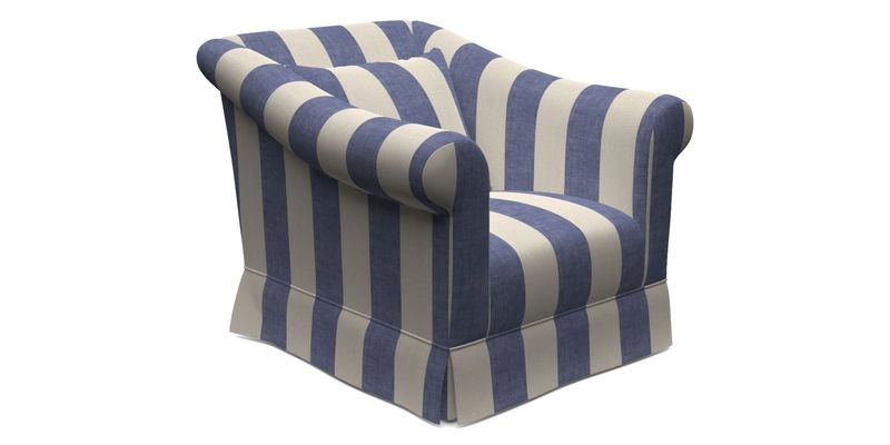 Turnberry Chair in Two Tone Plain Biscuit 