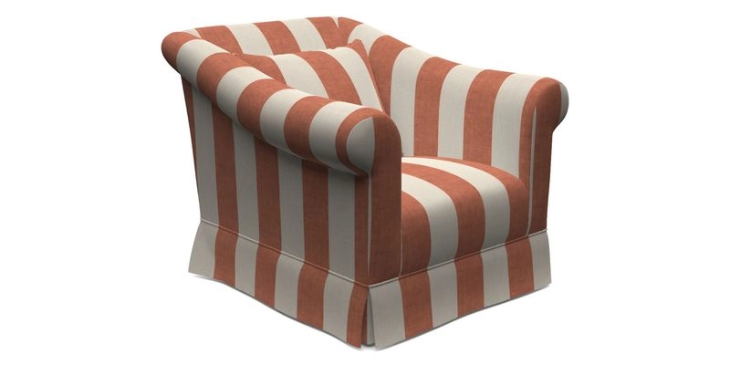 Turnberry Chair in Two Tone Plain Biscuit 