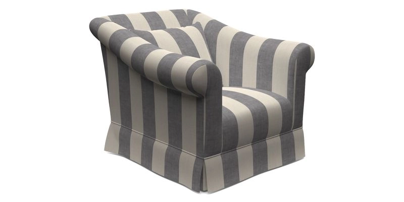 Turnberry Chair in Two Tone Plain Biscuit 