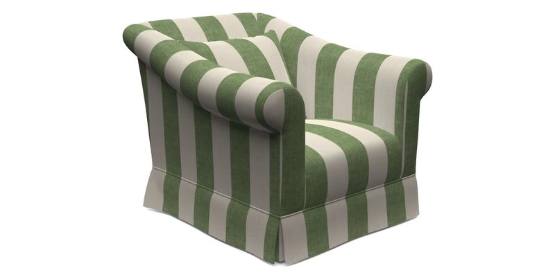 Turnberry Chair in Two Tone Plain Biscuit 