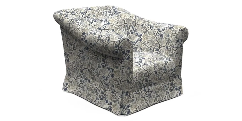 Turnberry Chair in Two Tone Plain Biscuit 