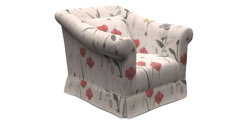 Turnberry Chair in Two Tone Plain Biscuit 