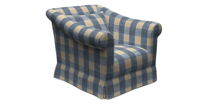 Turnberry Chair in Two Tone Plain Biscuit 