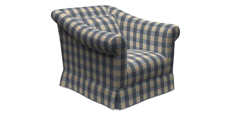 Turnberry Chair in Two Tone Plain Biscuit 