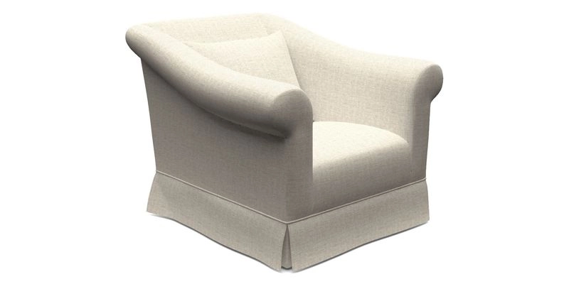 Turnberry Chair in Two Tone Plain Biscuit 