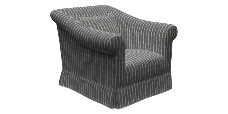 Turnberry Chair in Two Tone Plain Biscuit 