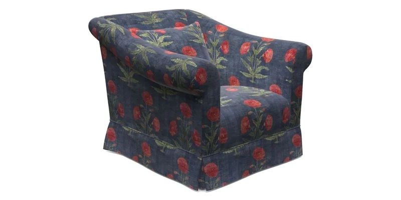 Turnberry Chair in Two Tone Plain Biscuit 