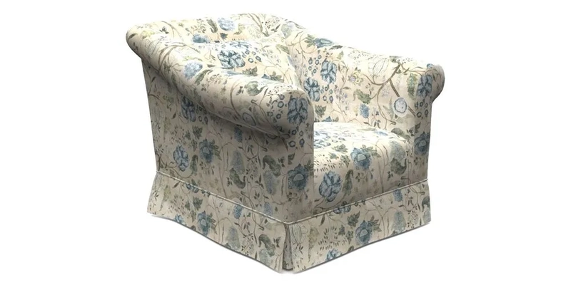 Turnberry Chair in Two Tone Plain Biscuit 