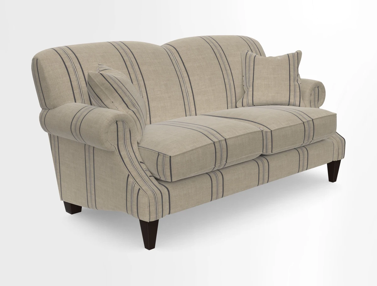 Tangmere 2.5 Seater Sofa in Floral Linen L'Oiseaux Tapestry 