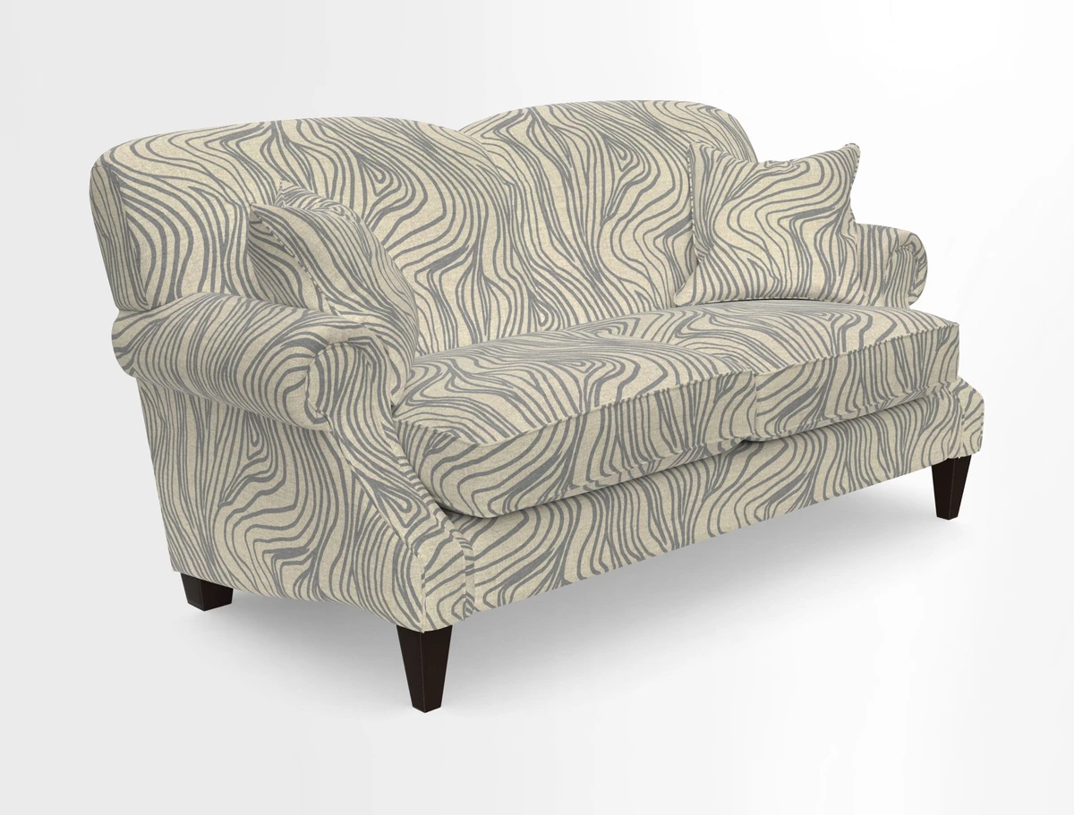 Tangmere 2.5 Seater Sofa in Floral Linen L'Oiseaux Tapestry 