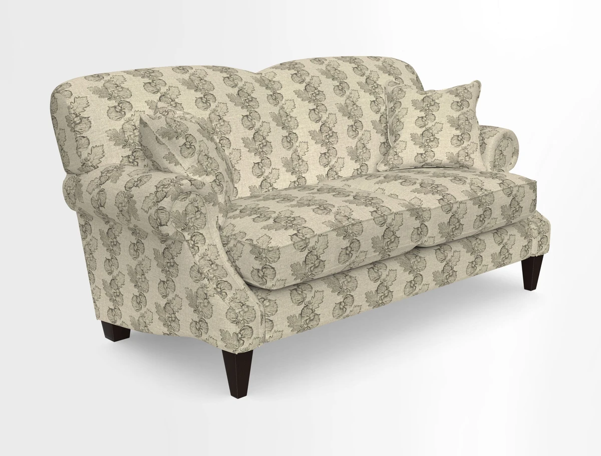 Tangmere 2.5 Seater Sofa in Floral Linen L'Oiseaux Tapestry 