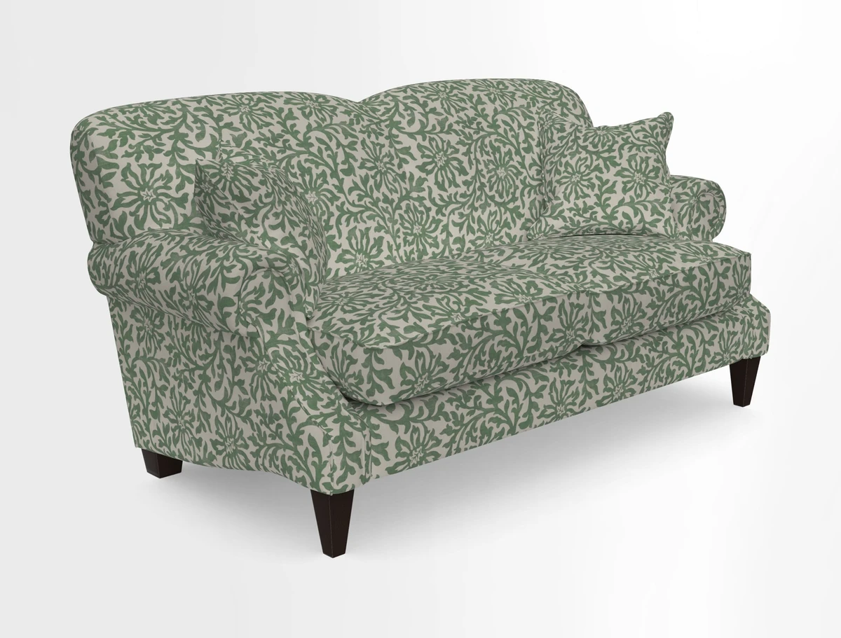 Tangmere 2.5 Seater Sofa in Floral Linen L'Oiseaux Tapestry 