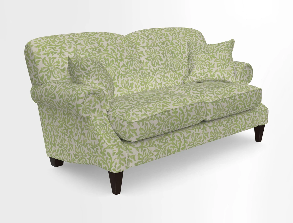 Tangmere 2.5 Seater Sofa in Floral Linen L'Oiseaux Tapestry 