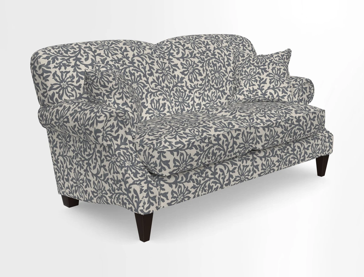 Tangmere 2.5 Seater Sofa in Floral Linen L'Oiseaux Tapestry 