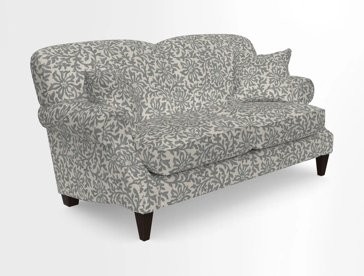 Tangmere 2.5 Seater Sofa in Floral Linen L'Oiseaux Tapestry 