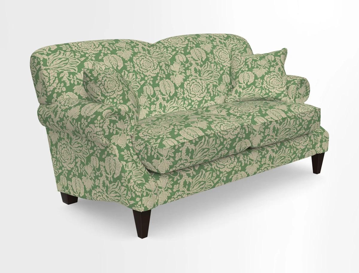 Tangmere 2.5 Seater Sofa in Floral Linen L'Oiseaux Tapestry 