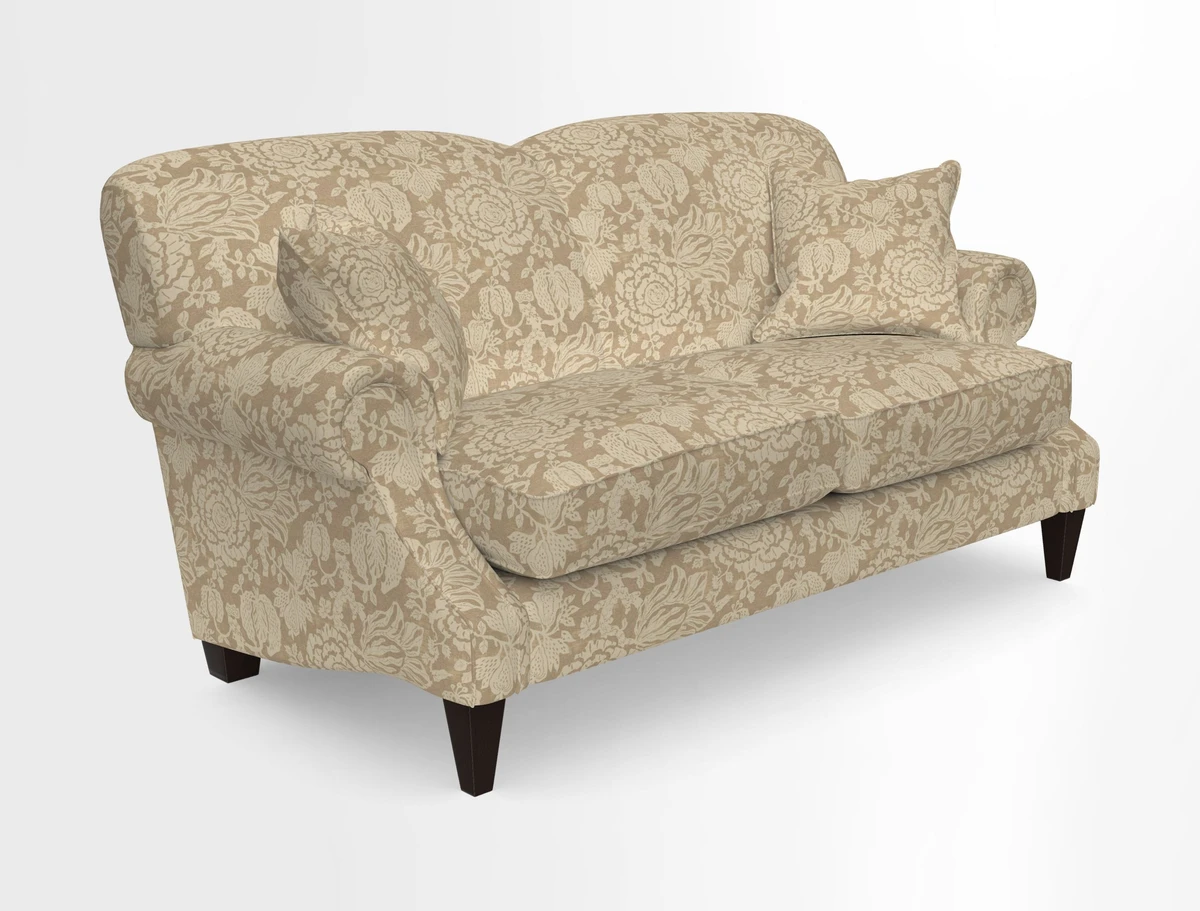 Tangmere 2.5 Seater Sofa in Floral Linen L'Oiseaux Tapestry 