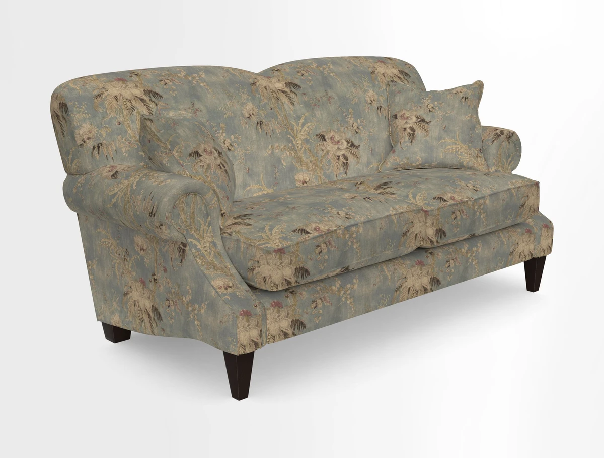 Tangmere 2.5 Seater Sofa in Floral Linen L'Oiseaux Tapestry 