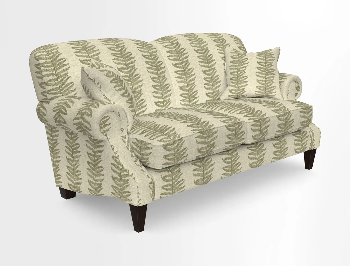 Tangmere 2.5 Seater Sofa in Floral Linen L'Oiseaux Tapestry 