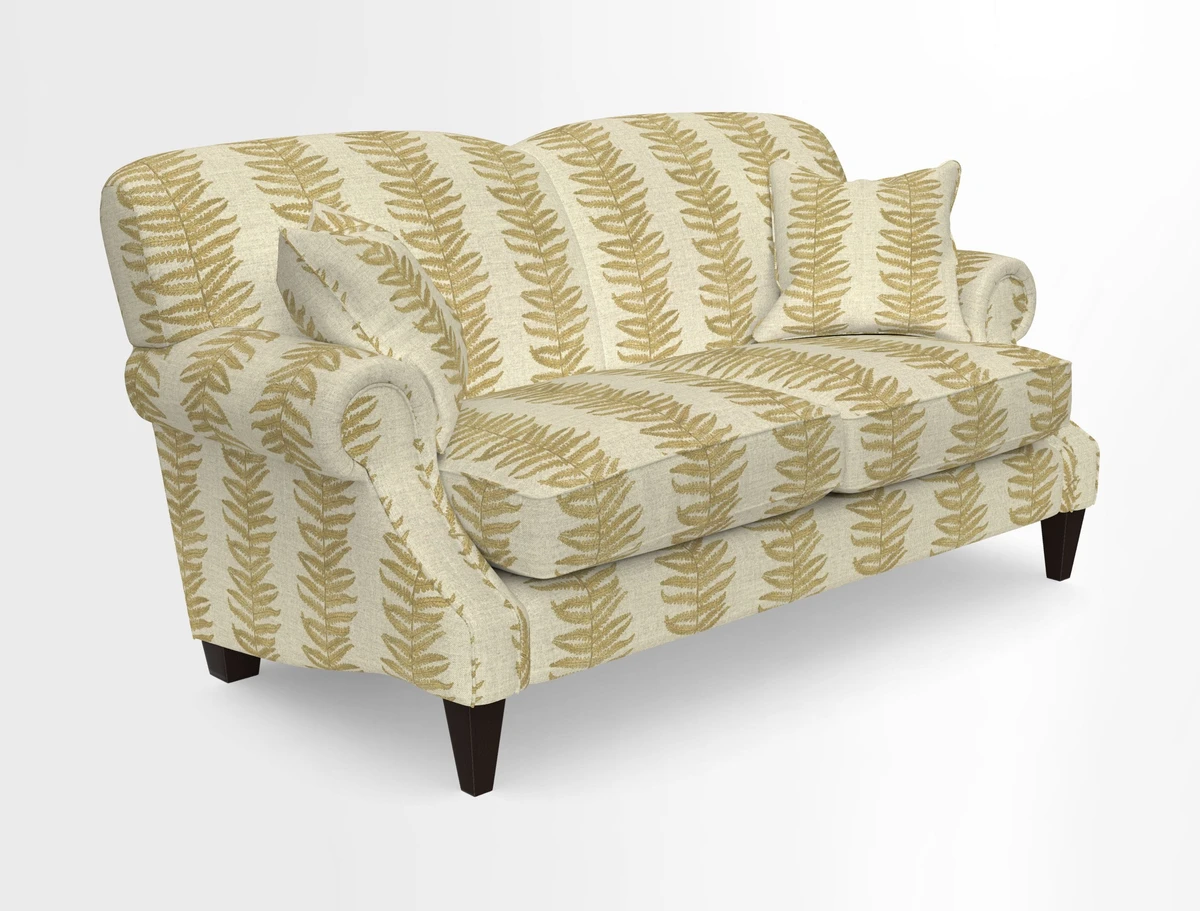 Tangmere 2.5 Seater Sofa in Floral Linen L'Oiseaux Tapestry 