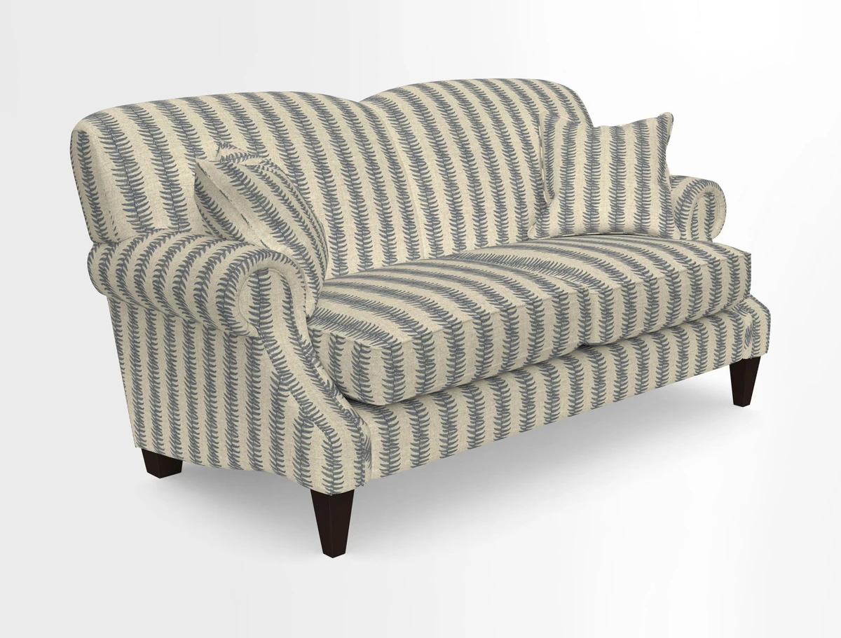 Tangmere 2.5 Seater Sofa in Floral Linen L'Oiseaux Tapestry 