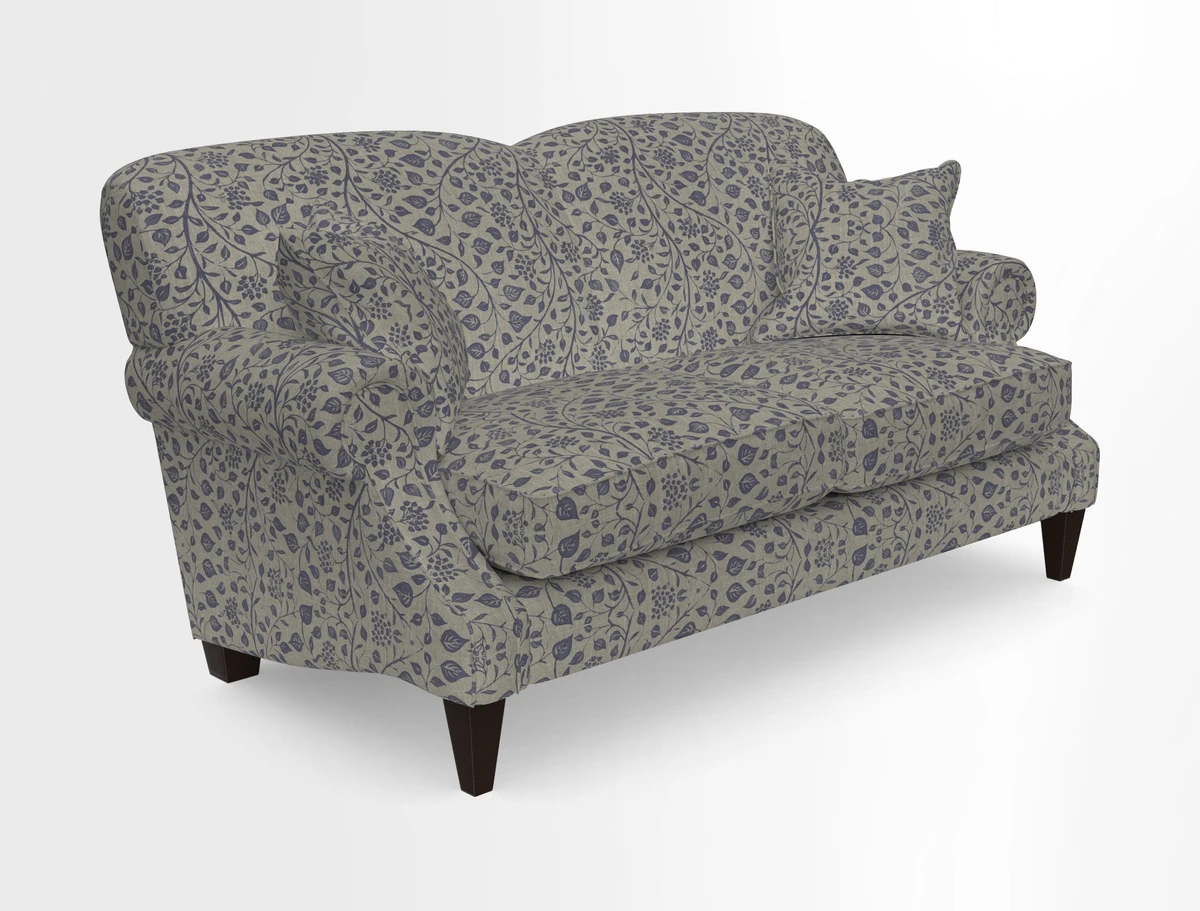 Tangmere 2.5 Seater Sofa in Floral Linen L'Oiseaux Tapestry 