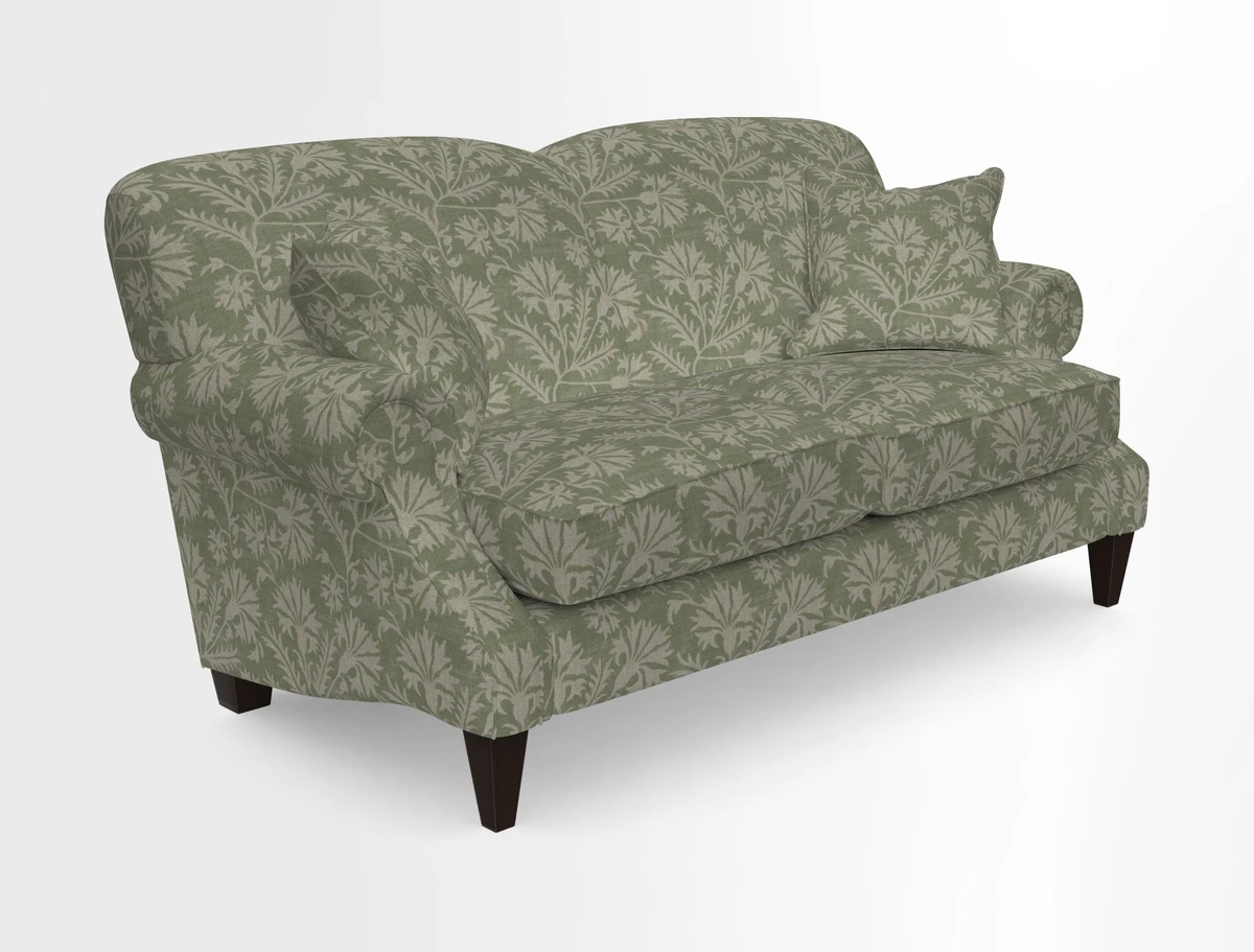 Tangmere 2.5 Seater Sofa in Floral Linen L'Oiseaux Tapestry 