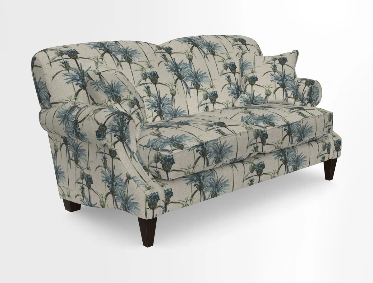 Tangmere 2.5 Seater Sofa in Floral Linen L'Oiseaux Tapestry 