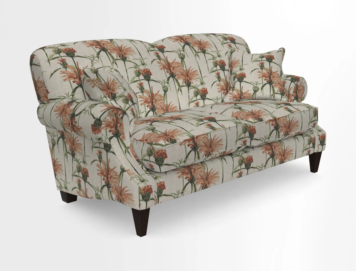 Tangmere 2.5 Seater Sofa in Floral Linen L'Oiseaux Tapestry 