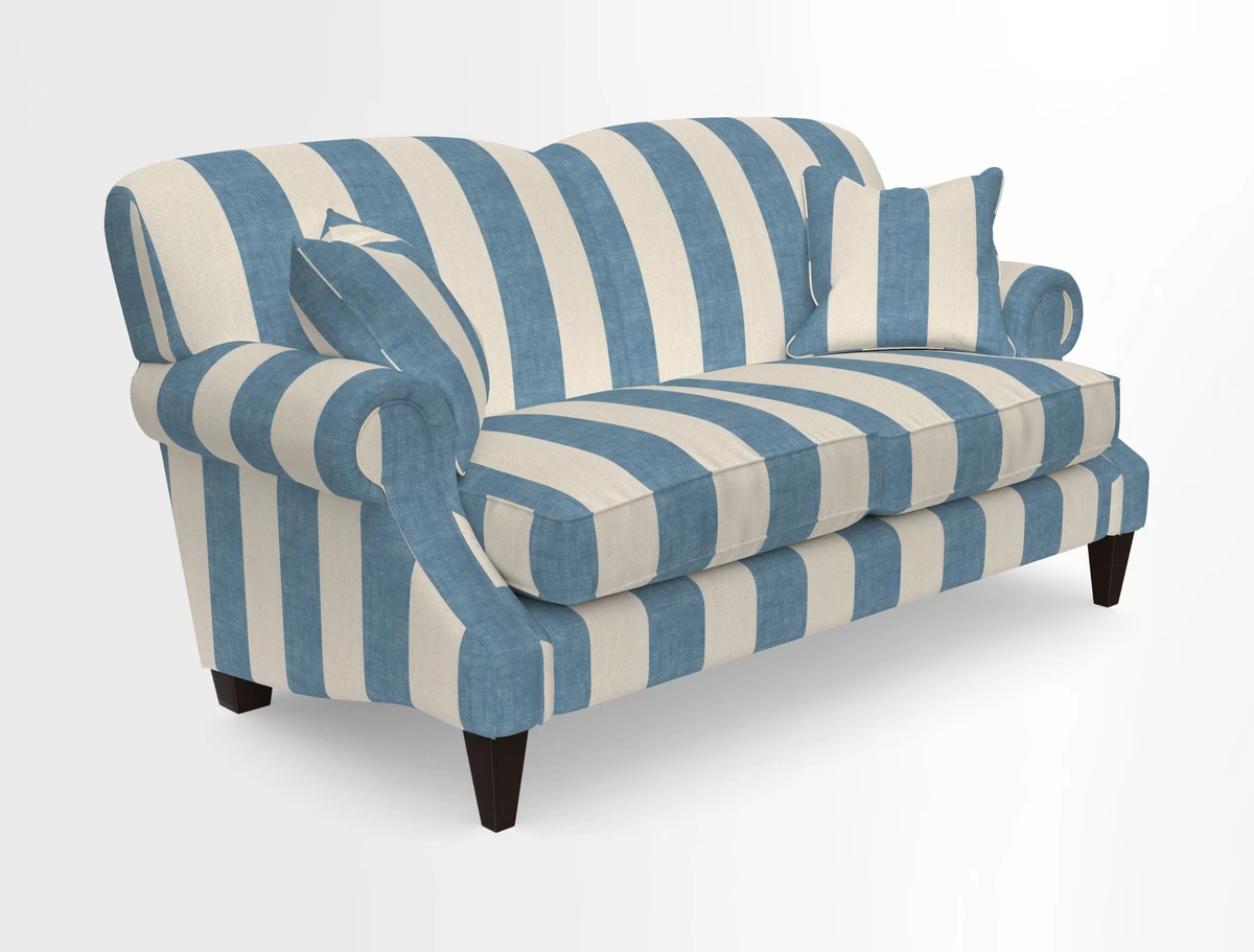 Tangmere 2.5 Seater Sofa in Floral Linen L'Oiseaux Tapestry 